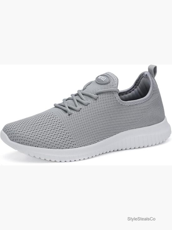 Men\'s Breathable Mesh Slip-On Athletic Walking Sneakers